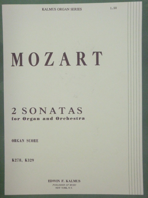 Two Sonatas for Organ and Orchestra