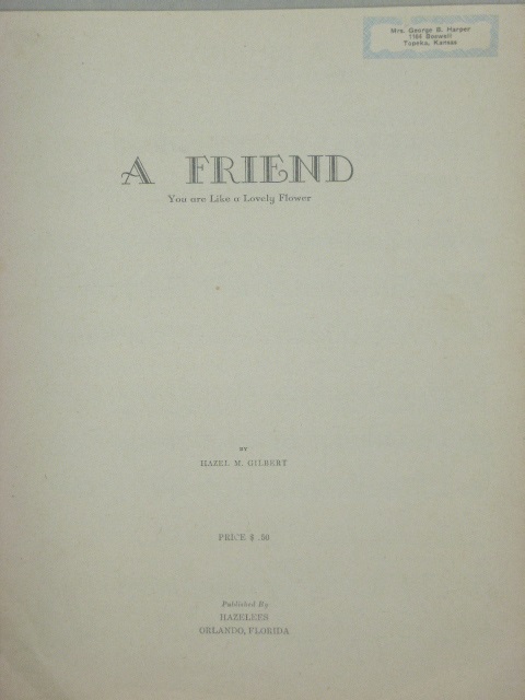 A Friend