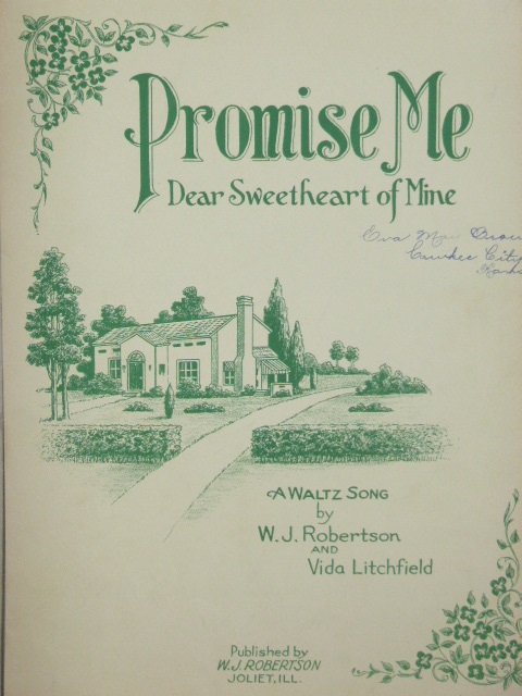 Promise Me Dear Sweetheart of Mine