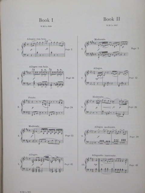 Sonatas for Piano Bk. 1