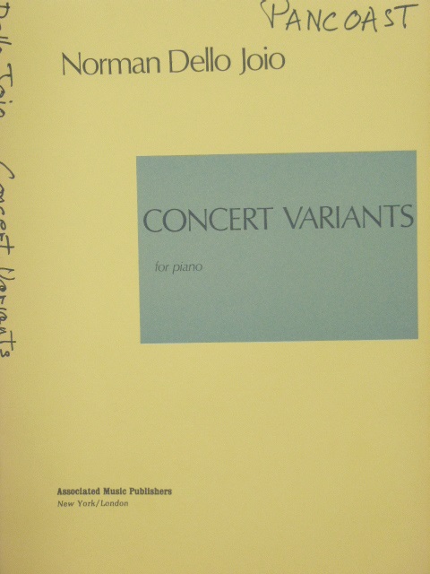 Concert Variants for Piano