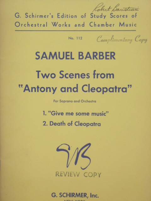 Scenes/Antony and Cleopatra