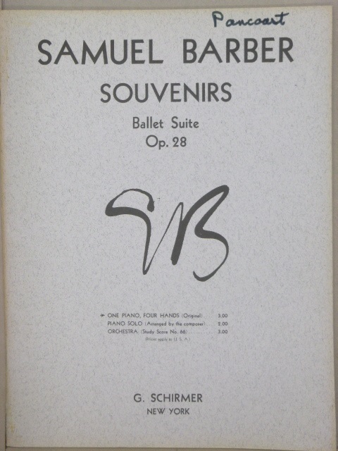 Souvenirs Op. 28