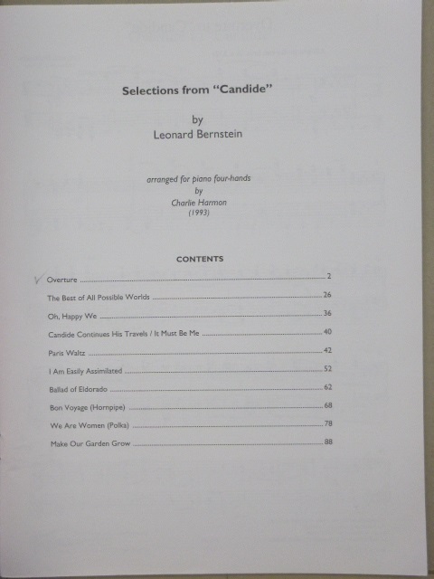Selections from Candide