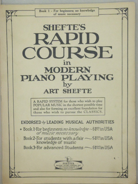 Rapid Course in Modern Piano Playing Bk. 1