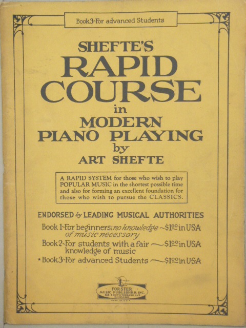 Rapid Course in Modern Piano Playing Bk. 3