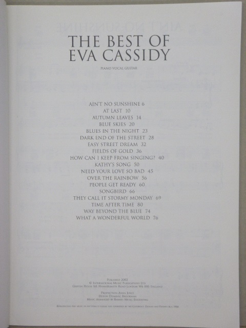 ALBUM: The Best of Eva Cassidy