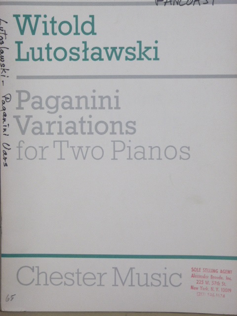 Paganini Variations