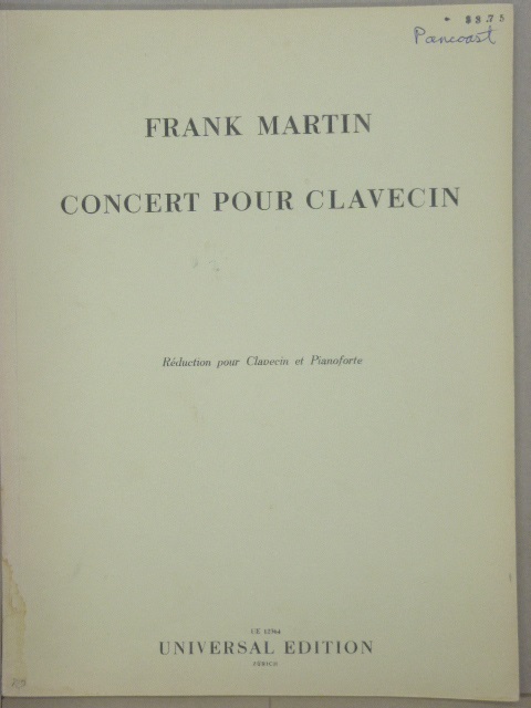 Concert Pour Clavecin