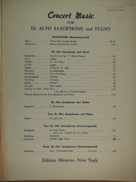 Twelve Light Pieces Op. 47