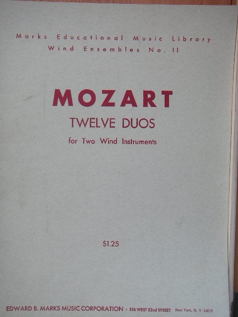 Twelve Duos for Two Wind Instruments