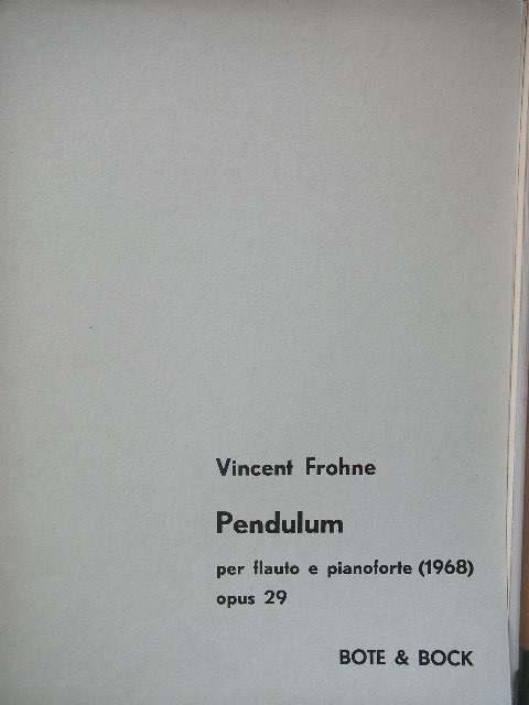 Pendulum Op. 29