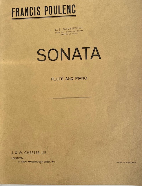 Sonata for Flute and Piano
