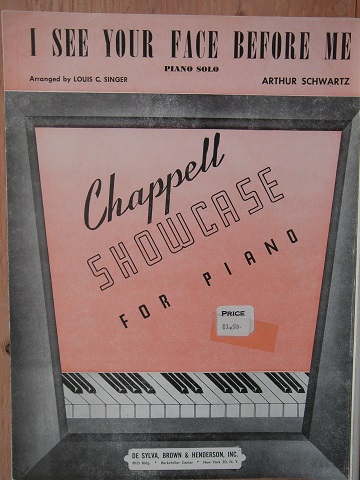 I See Your Face Before Me