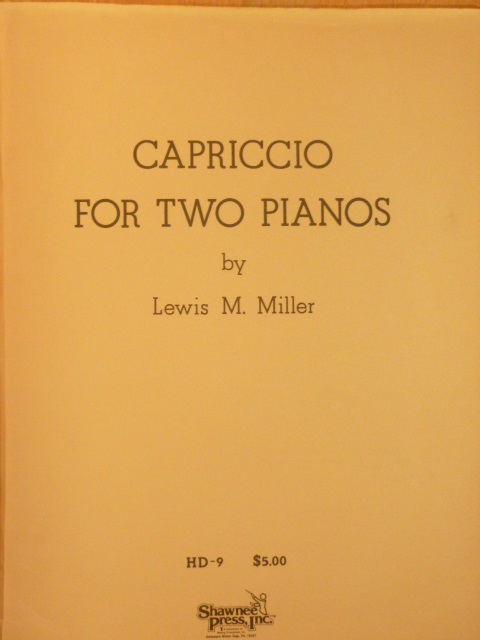 Capriccio for Two Pianos