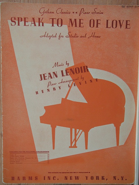 Speak to me of Love