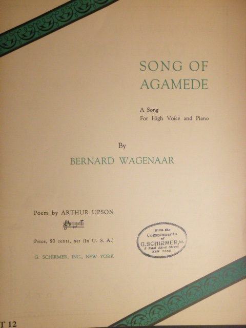 Song of Agamede