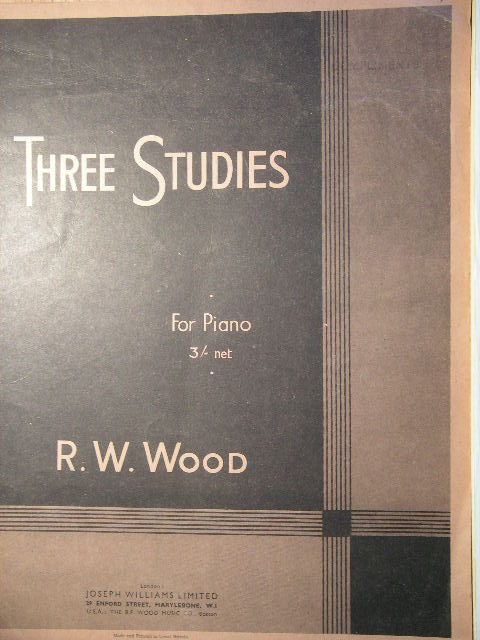 Three Studies for Piano Solo