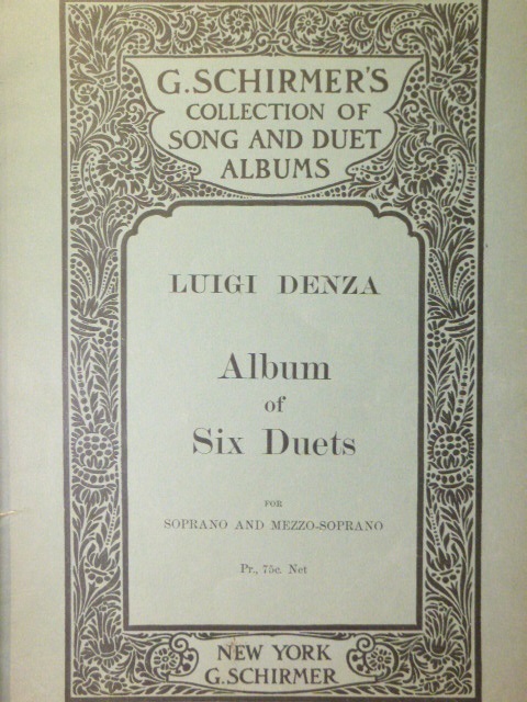 ALBUM: Six Duets for Soprano/Mezzo-Soprano