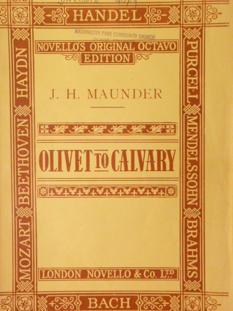 Olivet to Calvary