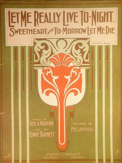 Let Me Really Live To-Night