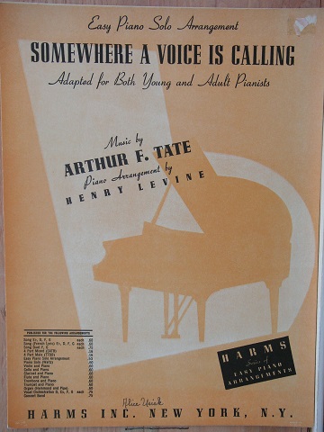 Somewhere a Voice is Calling