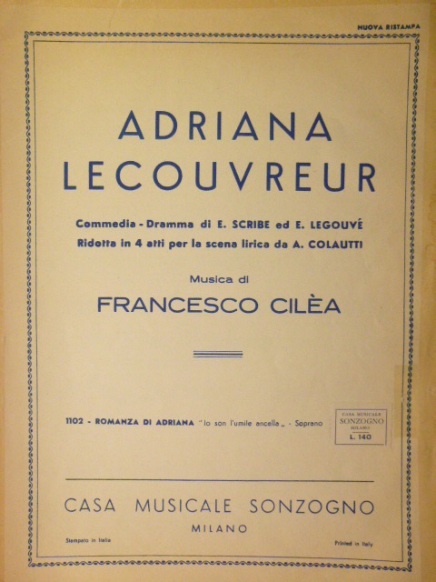 Lo Son l'umile Ancella (from Adriana Lecouvreur)