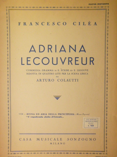 O Vagabonda Stella d'Ortente (from Adriana Lecouvreur)