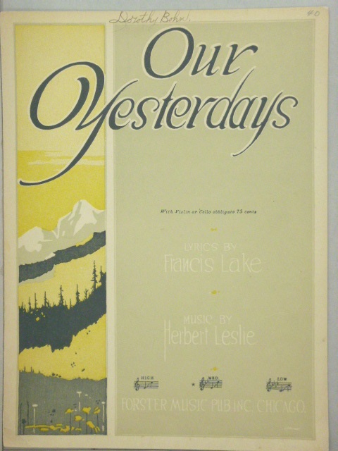 Our Yesterdays