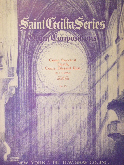 Come Sweetest Death, Come, Blessed Rest