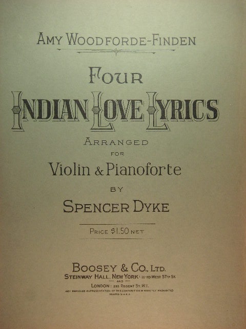 Four Indian Love Lyrics