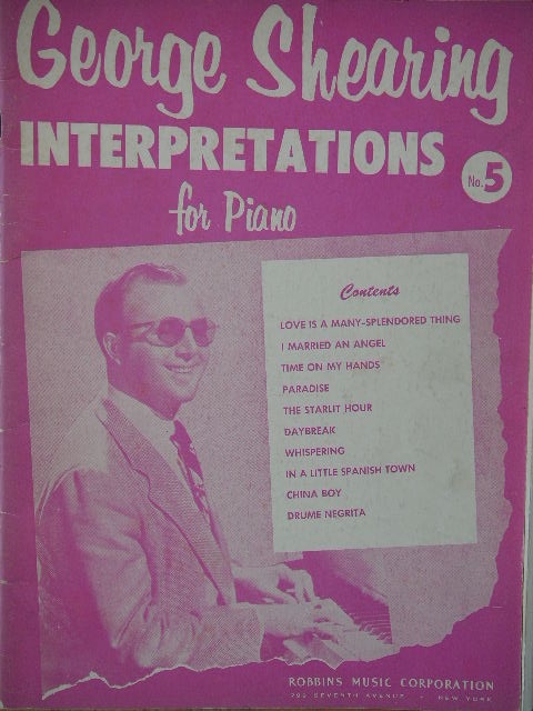 ALBUM: George Shearing Interpretations for Piano Vol. 5