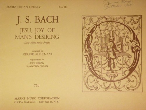 Jesu, Joy of Man's Desiring