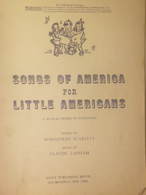 Songs of America for Little Americans