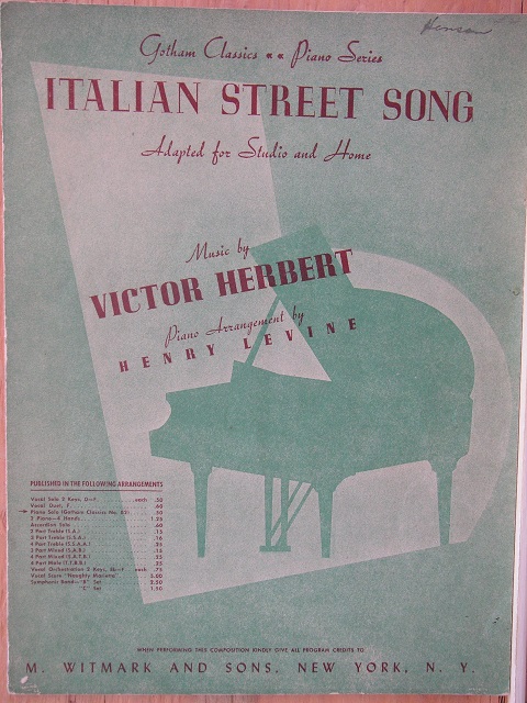 Italian Street Song