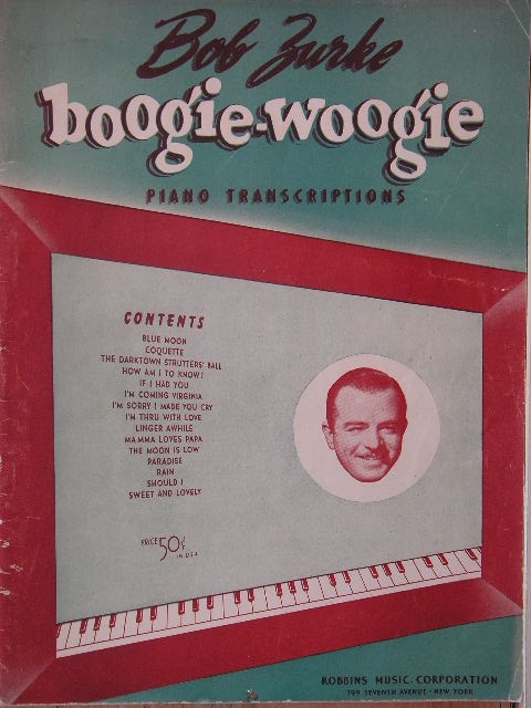 ALBUM: Bob Zurke Boogie-Woogie Piano Transcriptions