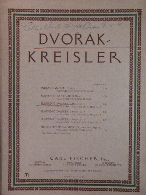 Slavonic Dance in G minor No. 1