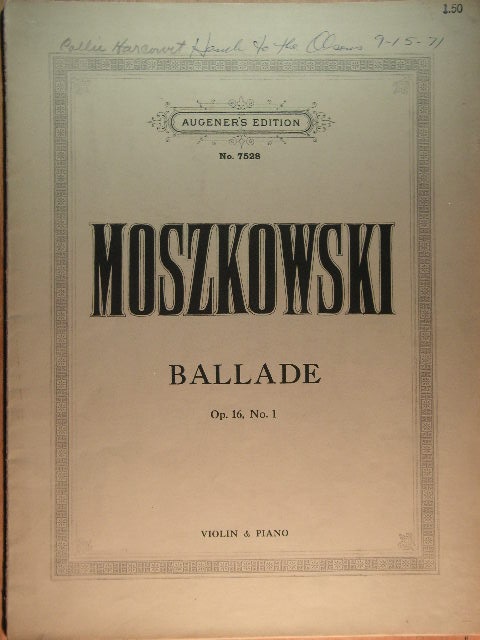 Ballade Op. 16 No. 1