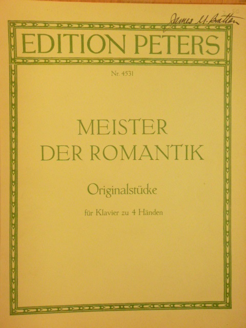 ALBUM: Meister der Romantik [Piano Duet]