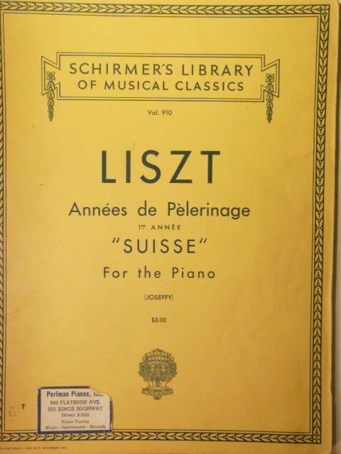 Annees de Pelerinage Suisse
