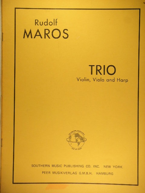 Trio for Violin, Viola, and Harp