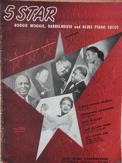 ALBUM: 5 Star Boogie Woogie, Barrelhouse, and Blues Piano Solos