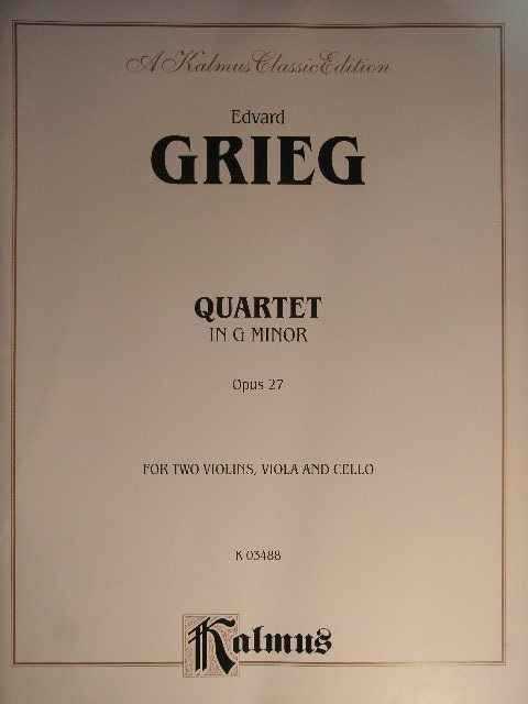 Quartet in G Minor Op. 27