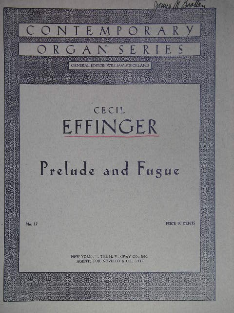 Prelude and Fugue Op. 14