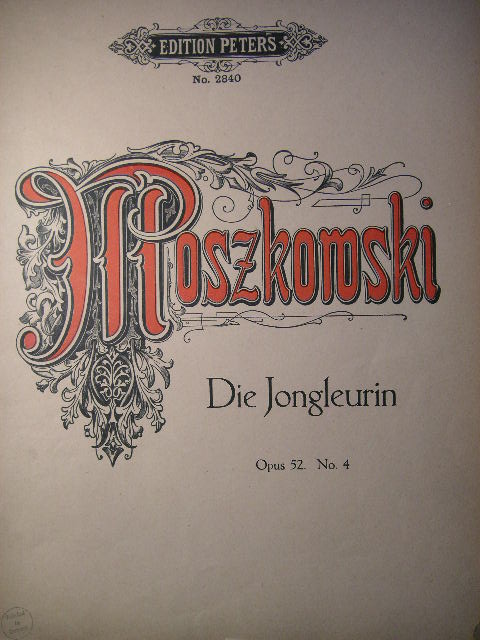 Die Jongleurin, Op. 52 No. 4