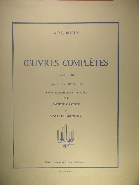 FOLIO: Complete Works for Organ Vol. 3