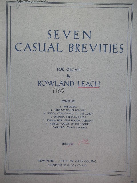 Seven Casual Brevities