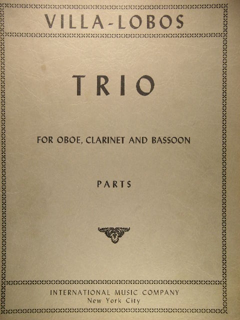 Trio for Oboe, Clarinet, and Bassoon (2 items)