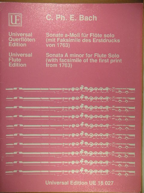 Sonata in A minor for Flute (Woq 132)