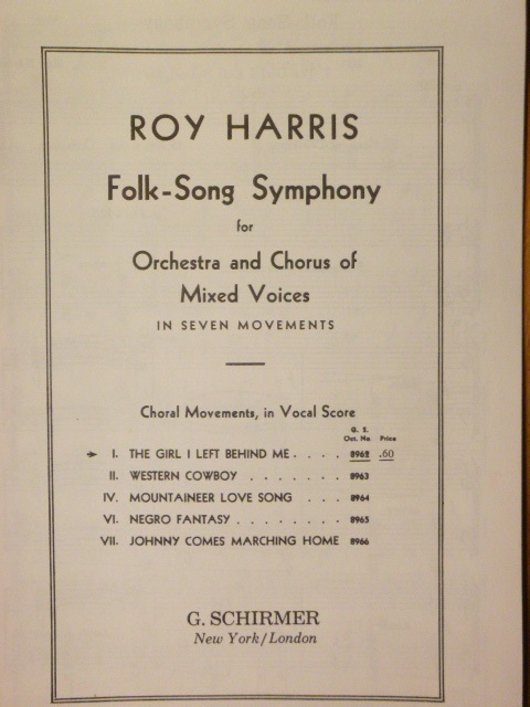 Folk-Song Symphony (Choral Movements)